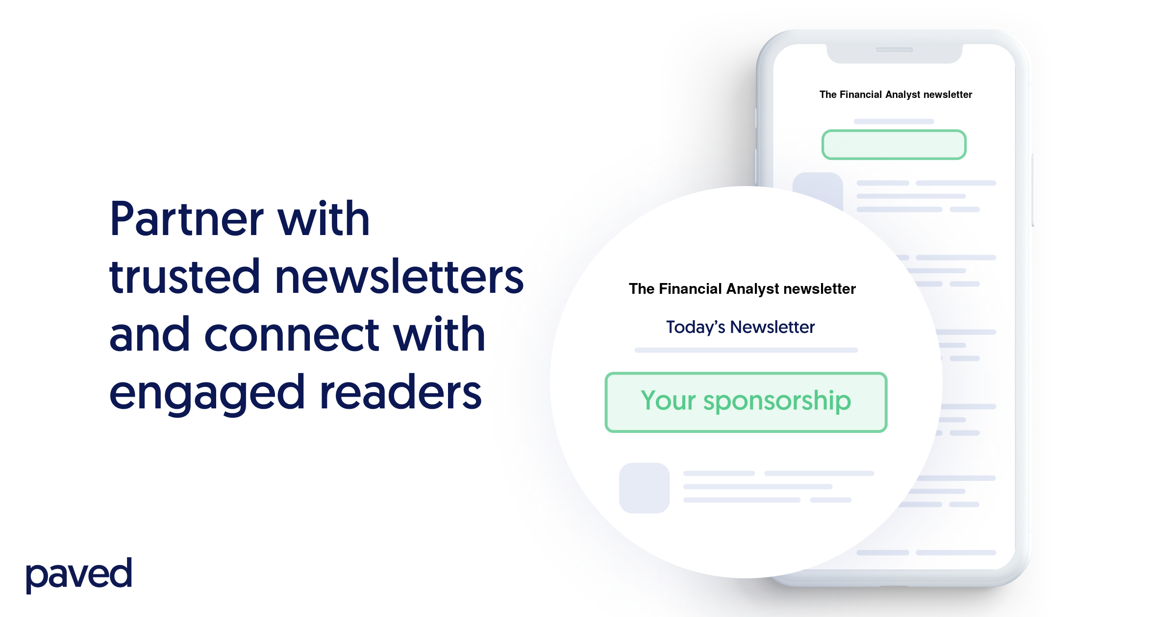 The Financial Analyst newsletter Sponsored Email Advertising | Paved